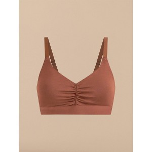 Women MeUndies UltraModal™ FeelFree Ruched Bralette | Cedar Wood/Cedar Wood - 1 of 4