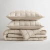 Alsace Flax Linen Garment Washed Quilt Set - 2 of 4