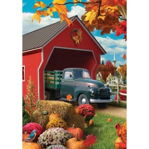 Briarwood Lane Fall Garden Flag 12x18 For Outdoor Harvest Bridge Autumn For Fall Garden Flag Flags For Outside - 1 of 4