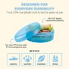 SubSafe 2-Piece Sandwich Safe, Baby Blue - Waterproof, Crushproof, BPA Free Sandwich Container for Square Bread, Salads, Snacks, & Dry Storage - 3 of 4