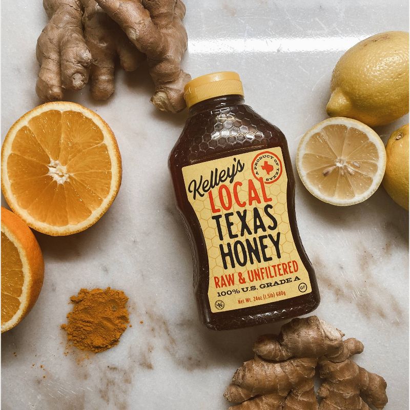 Kelley&#39;s Local Texas Raw &#38; Unfiltered Honey - 24oz, 5 of 6