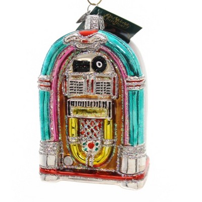 Old World Christmas 4.5" Jivin' Jukebox Ornament Rock And Roll  -  Tree Ornaments