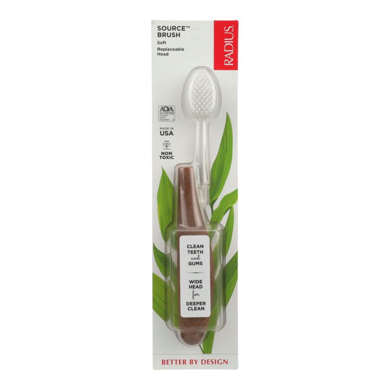 Radius Source Brush Soft Replaceable Head Toothbrush - 6 ct, 2 of 5