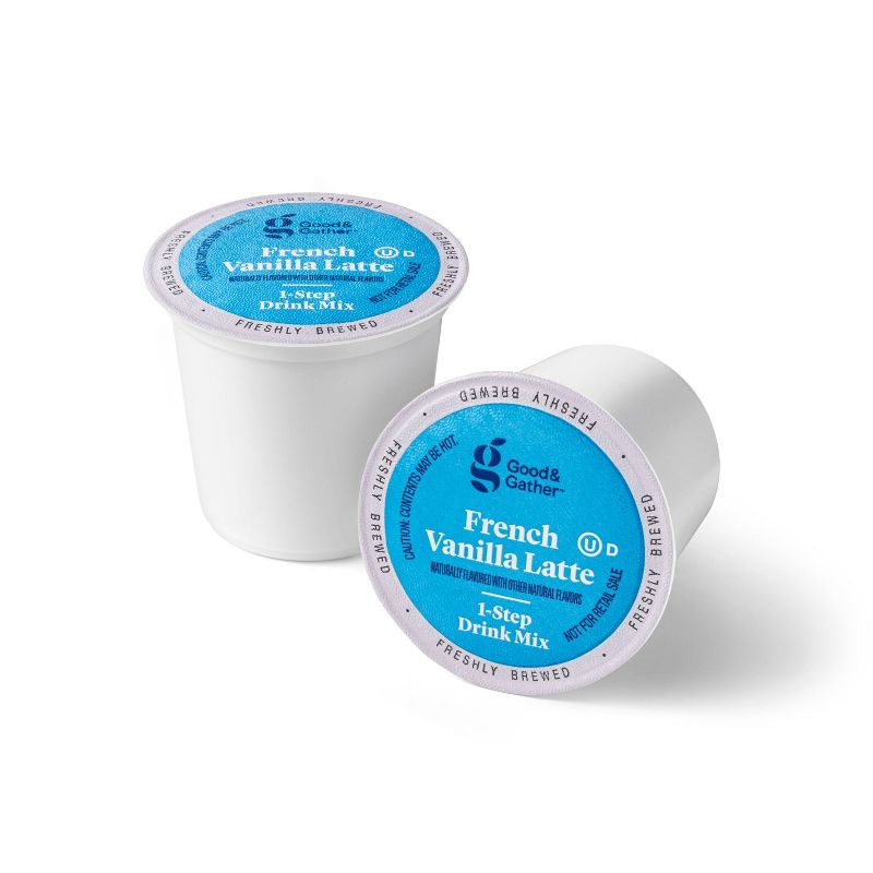 French Vanilla Latte Naturally Flavored with other Natural Flavors Single Serve Cups - 12.7oz - Good &#38; Gather&#8482;, 2 of 4