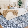Boho Distressed Area Rug, Machine Washable Non-Slip, Stain-Resistant Large Carpet for Living Room/Dining Room/Home Decor - 3 of 4