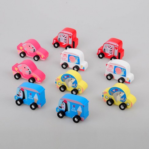 10ct Valentine's Day Wood Toy Vehicles - Bullseye's Playground™ - image 1 of 4