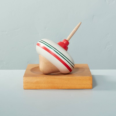Jumbo Toy Spinning Top Red/Green/White - Hearth & Hand™ with Magnolia
