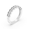 GILDED 1/4 CTTW Lab Grown Diamond Stackable Band Ring in Sterling Silver, Size 7 - 2 of 4