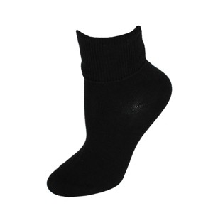 Jefferies Socks Women's Organic Cotton Turn Cuff Socks - 1 of 1