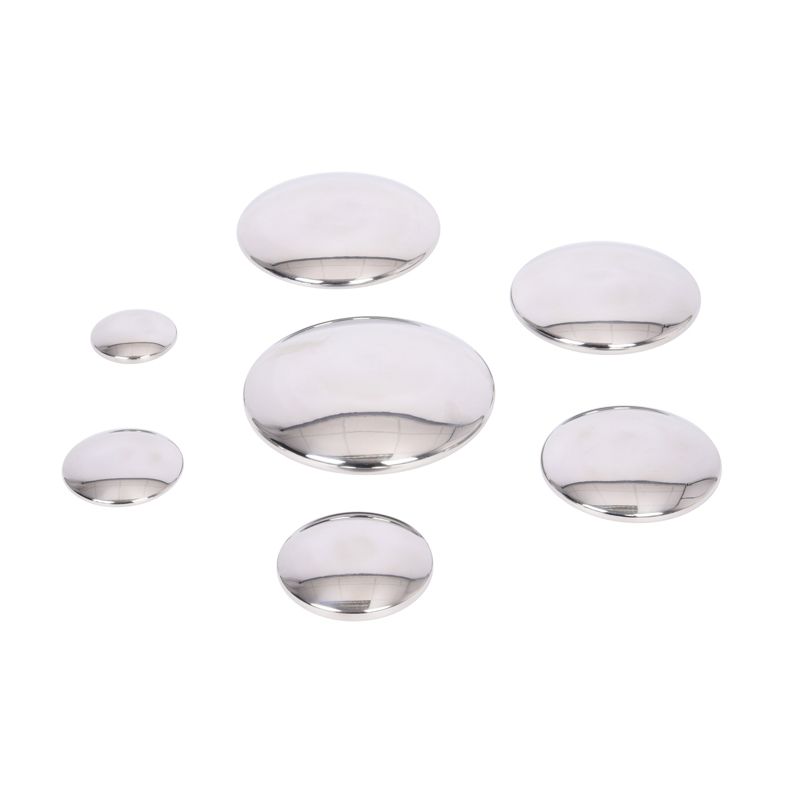 TickiT Sensory Reflective Buttons, Silver, Set of 7, 3 of 7