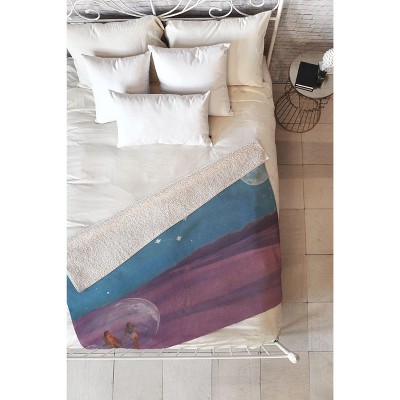 MsGonzalez The sun will come out again 60" x 50" Fleece Throw Blanket - Deny Designs