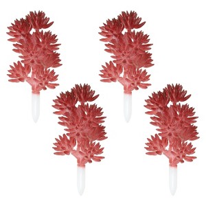 Unique Bargains Unpotted Realistic Textured Home Decorations Artificial Succulent Plant - 1 of 4