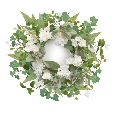 Mixed Floral and Foliage Candle Ring - Thumbnail 2