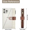 FATMOON Women’s RFID Blocking Trifold Wallet - Stylish Vegan Leather Purse with Large Capacity & Zipper Coin Pocket for Travel Everyday Use - 3 of 4