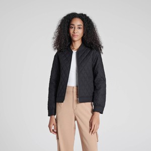 Women's Quilted Bomber Jacket - A New Day™ - 1 of 4