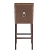 Nikita Bar Stool (Set of 2)  - BST6302D - Brown/Espresso - Safavieh - 3 of 4