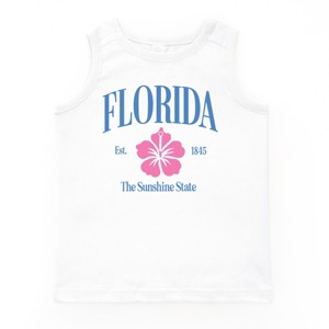 The Juniper Shop Florida The Sunshine State Youth Tank Top - XS - White - 1 of 4