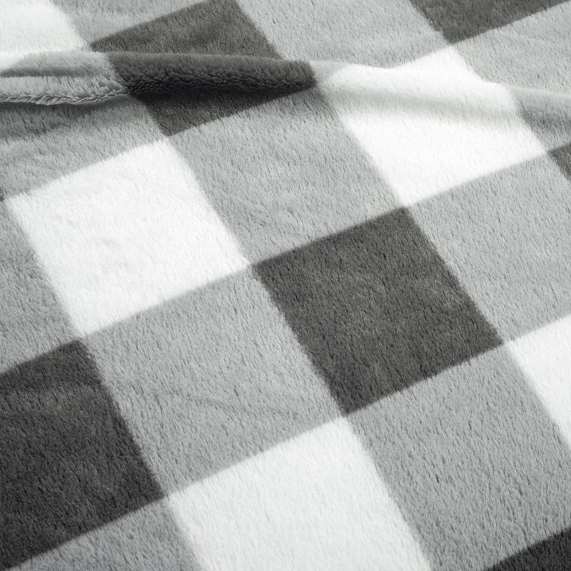 Lush Décor Soft Plush Plaid All Season Comforter Bedding Set, 3 of 9