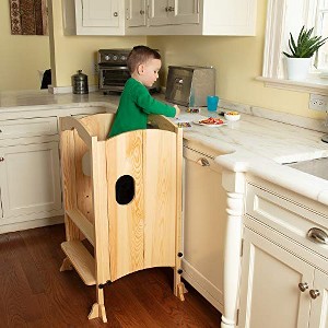 Smart Step- Wooden Kitchen Tower Step Stool Helper for Kids & Toddlers - 1 of 3