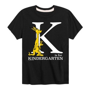 Boys' - Dr. Seuss - K Is For Kindergarten Kangaroo Short Sleeve Graphic T-Shirt - 1 of 4