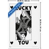 Trends International Reinders: Lucky - Lucky Card Framed Wall Poster Prints - 3 of 4