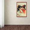 Trademark Fine Art -Vintage Apple Collection 'Little Witch And Halloween Kitty' Canvas Art - 3 of 3