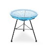 NicBex Outdoor End Table Modern Tempered Glass Outdoor Coffee Table Outdoor Side Table, Patio Table Small Table for Backyard, Balcony, Porch - 4 of 4