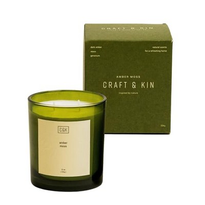 Craft & Kin Premium Aromatherapy Soy Green Candle