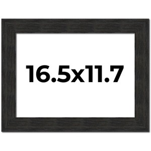 PosterPalooza | Contemporary Black Picture Frame - UV Acrylic, Backing Board, Hanging Hardware Included - 1 of 4