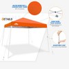 EAGLE PEAK Slant Leg Pop-up Canopy Tent Easy One Person Setup Instant Outdoor Beach Canopy Folding Portable Sports Shelter - 4 of 4