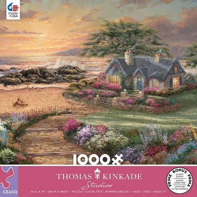 Ceaco Thomas Kinkade: Seaside Cottage Jigsaw Puzzle - 1000pc_2