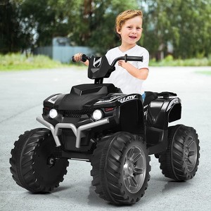 Infans 12V Kids 4-Wheeler ATV Quad Ride On Car w/ LED Light & Music - 1 of 4
