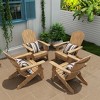 WestinTrends Tuscany HIPS Outdoor Patio Folding Adirondack Chair (Set of 4) - 2 of 4