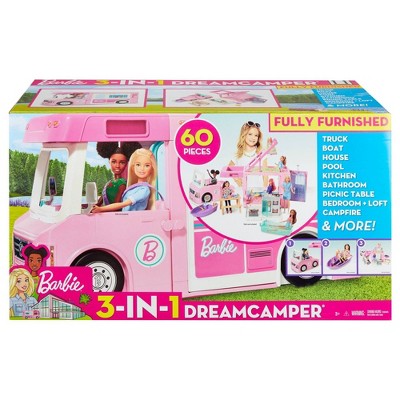 barbie dream camper with pool