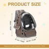Unique Bargains Pet Portable Travel Backpack for Small Dog with Transparent Cover - 2 of 4