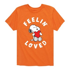 Boys' - Peanuts - Feelin Loved Short Sleeve Graphic T-Shirt - 1 of 4