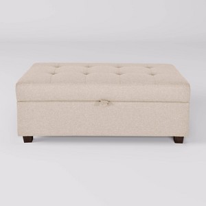 Aubin Large Storage Ottoman - CorLiving - 1 of 4