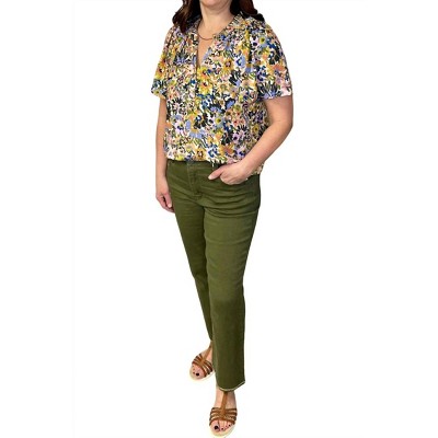 Women's Herb Itty Bitty Flare Crop Pants - Democracy