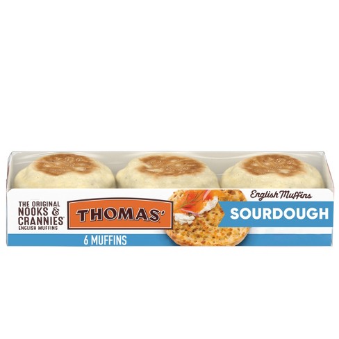 Thomas' Sourdough English Muffins - 12oz/6ct - image 1 of 4