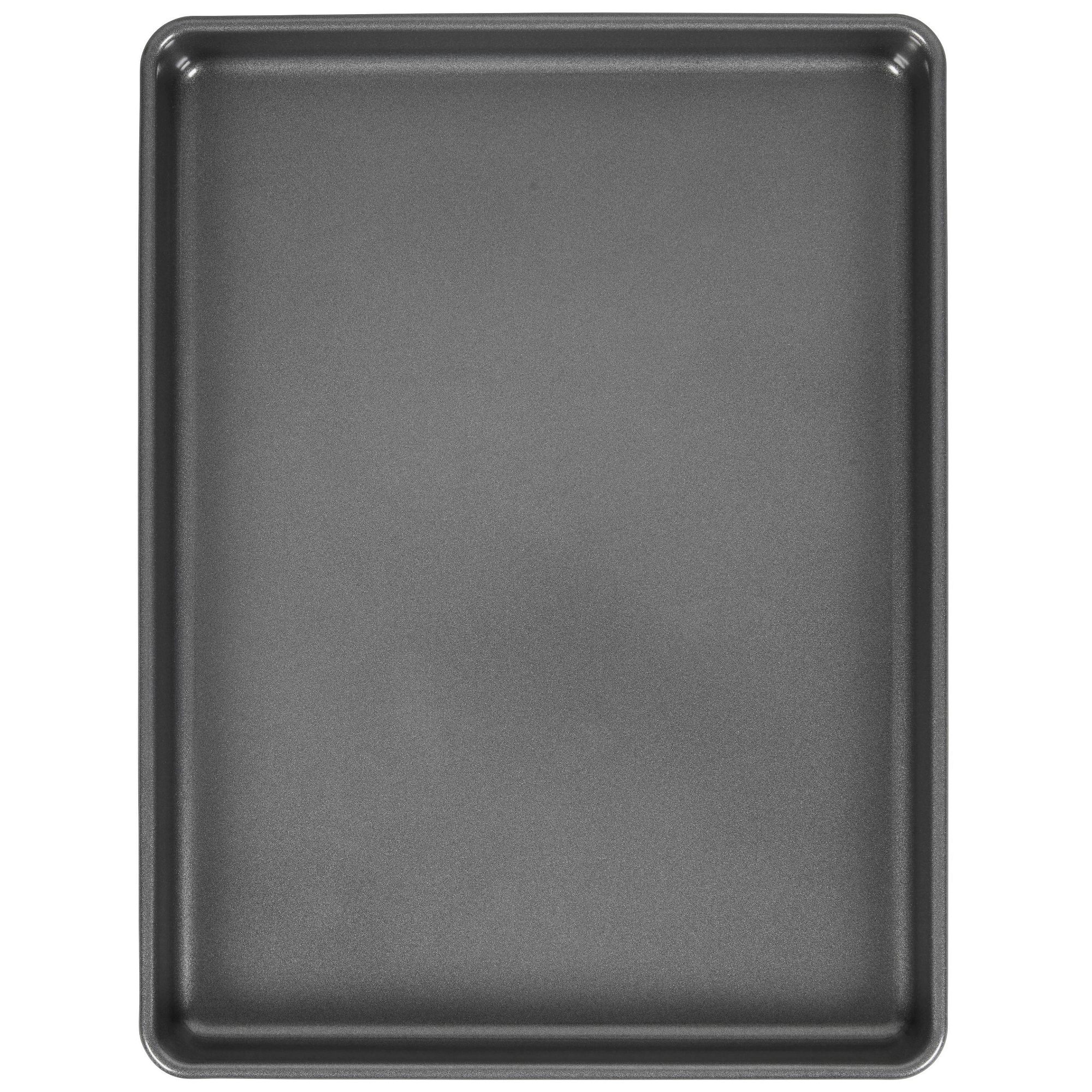 Wilton Ultra Bake Professional 12" x 16" Nonstick Large Baking Pan: Steel Jelly Roll Pan, Dishwasher-Safe Baking Sheet