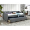 Twin Size Upholstered Daybed with Trundle for Bedroom - 2 of 4