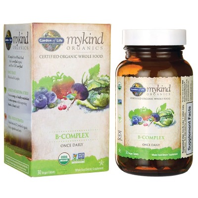 Garden of Life Vitamin B Mykind Organics B-Complex Once Daily Tablet 30ct