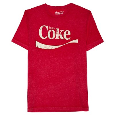 red coca cola t shirt
