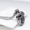 Dragon Ring Necklacefor Men or Women  Stainless Steel Punk Goth Biker Ginger Lyne Collection - 4 of 4