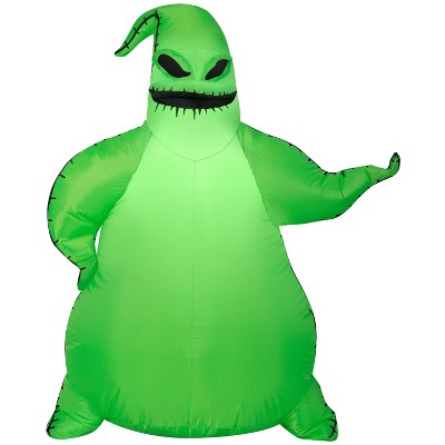 Nightmare Before Christmas Airblown Inflatable Green Oogie Boogie Disney, 3.5 ft Tall, Green