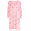 JEFFRICO Womens Long Sleeve Nightgowns Sleepwear Soft Pajama Dress Nightshirts - 2 of 4