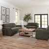 Sure Fit Stretch Pique Recliner Chair Cover: Machine Washable, Pet Friendly, Indoor Polyester & Spandex Slipcover - 3 of 4