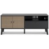 59" Charlang TV Stand for TVs up to 63" Black/Gray/Beige - Signature Design by Ashley: Laminated Media Console with Storage - 3 of 4