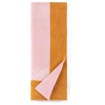 Shiraleah Pink and Orange Super Soft Reversible Throw Blanket