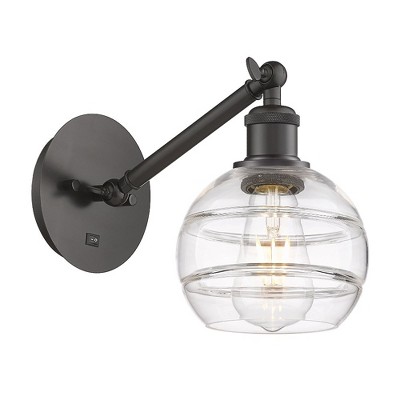 Rochester - 1 Light Arm Adjusts Up and Down Wall Sconce In Industrial Style-7.88 Inches Tall and 5.88 Inches Wide